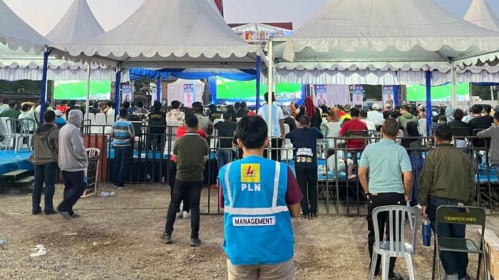 PLN UP3 Palu Sukses Kawal Keandalan Listrik saat Nobar Piala Dunia 2026
