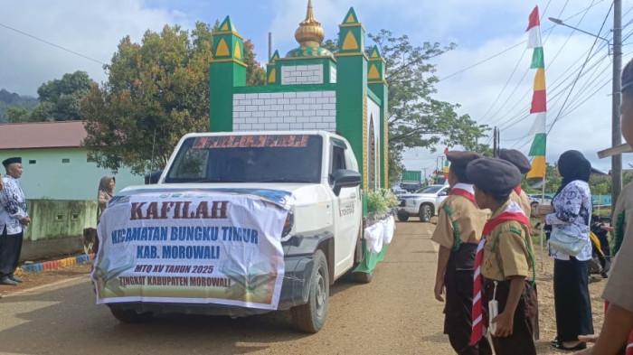 Semarak Pawai Taaruf MTQ ke-XV Morowali, 9 Kecamatan Bawa Atribut Khas