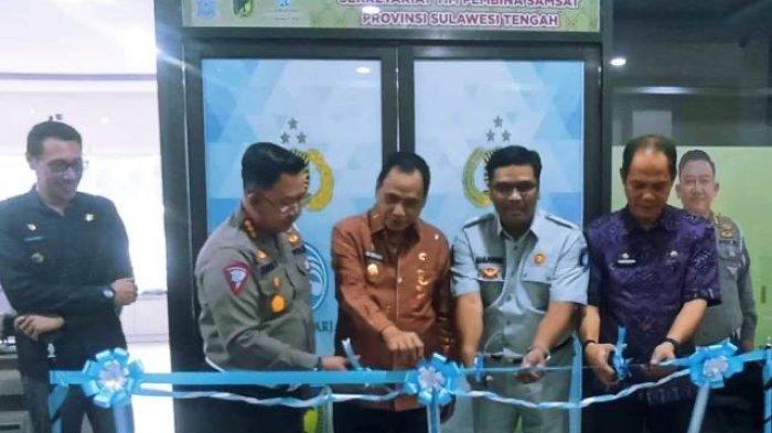 Wagub Sulteng Resmikan Sekretariat Tim Pembinaan SAMSAT, Diharap Bantu Capai Target PAD Rp 3 Triliun