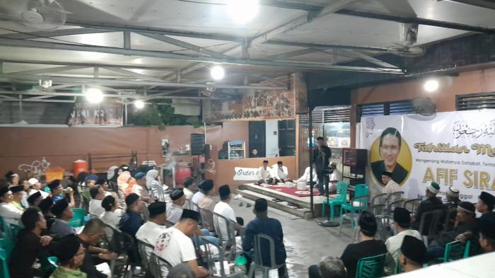 Komunitas Warkop Stevani K2 Gelar Tahlilan untuk Mendiang Afif Siraja