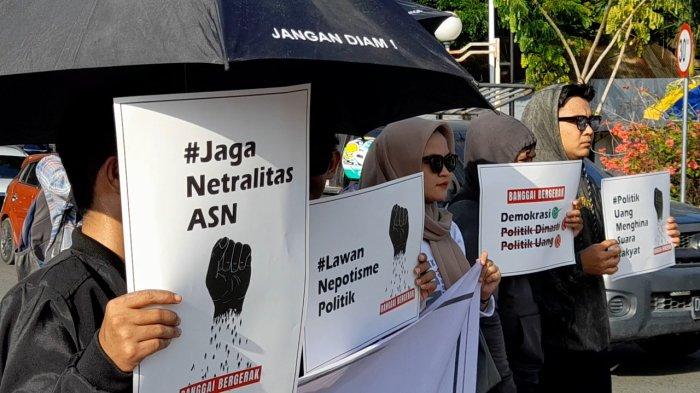 Pemuda Turun ke Jalan Kampanyekan Lawan Politik Dinasti di Banggai