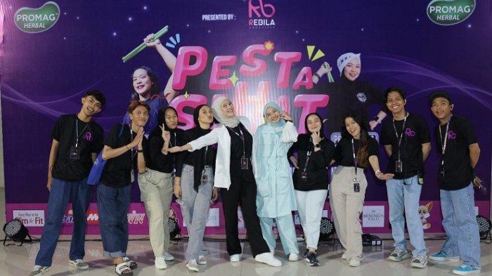 Wardah Beauty Palu Olahraga Bersama Komunitas Poundtusias, Rebila Organizer dan Toko CMS