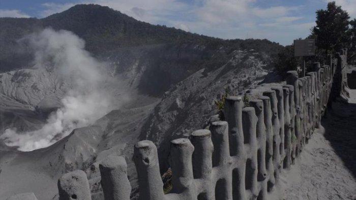 Jumat Pagi, Status Gunung Tangkuban Parahu Naik Jadi Waspada