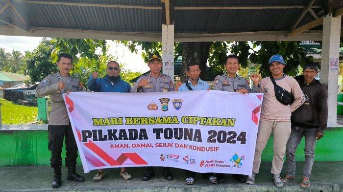 Wujudkan Pilkada Damai, Subsatgas Binmas Polres Touna Gencarkan Sosialisasi ke Masyarakat