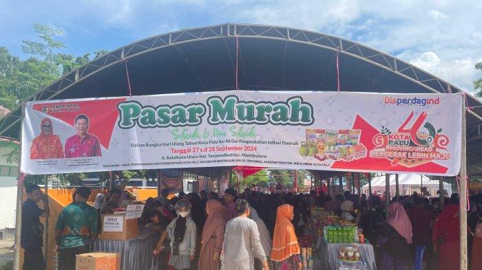 HUT Kota Palu ke-46, Disperindag Gelar Pasar Murah Selama 2 Hari