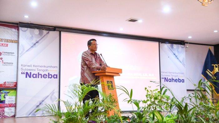 Menkumham RI Puji Kolaborasi Kemenkumham dan Pemda Sulteng Untuk Pemenuhan BPJS Warga Binaan
