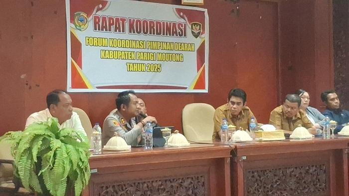 Forkopimda Parimo Rapat Bahas Kamtibmas, Bupati Ingatkan Masyarakat Tidak Terprovokasi Isu Luar