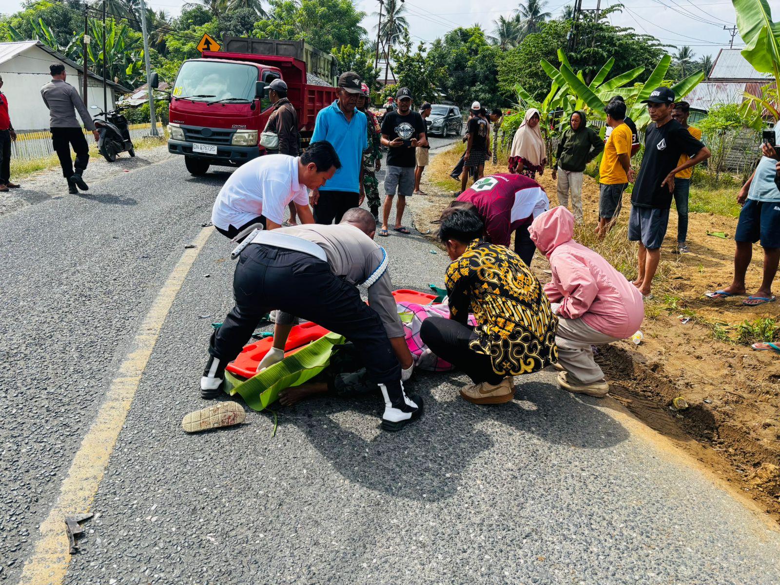 Tabrak Truk Fuso, Dua Warga Banggai Tewas di Tempat