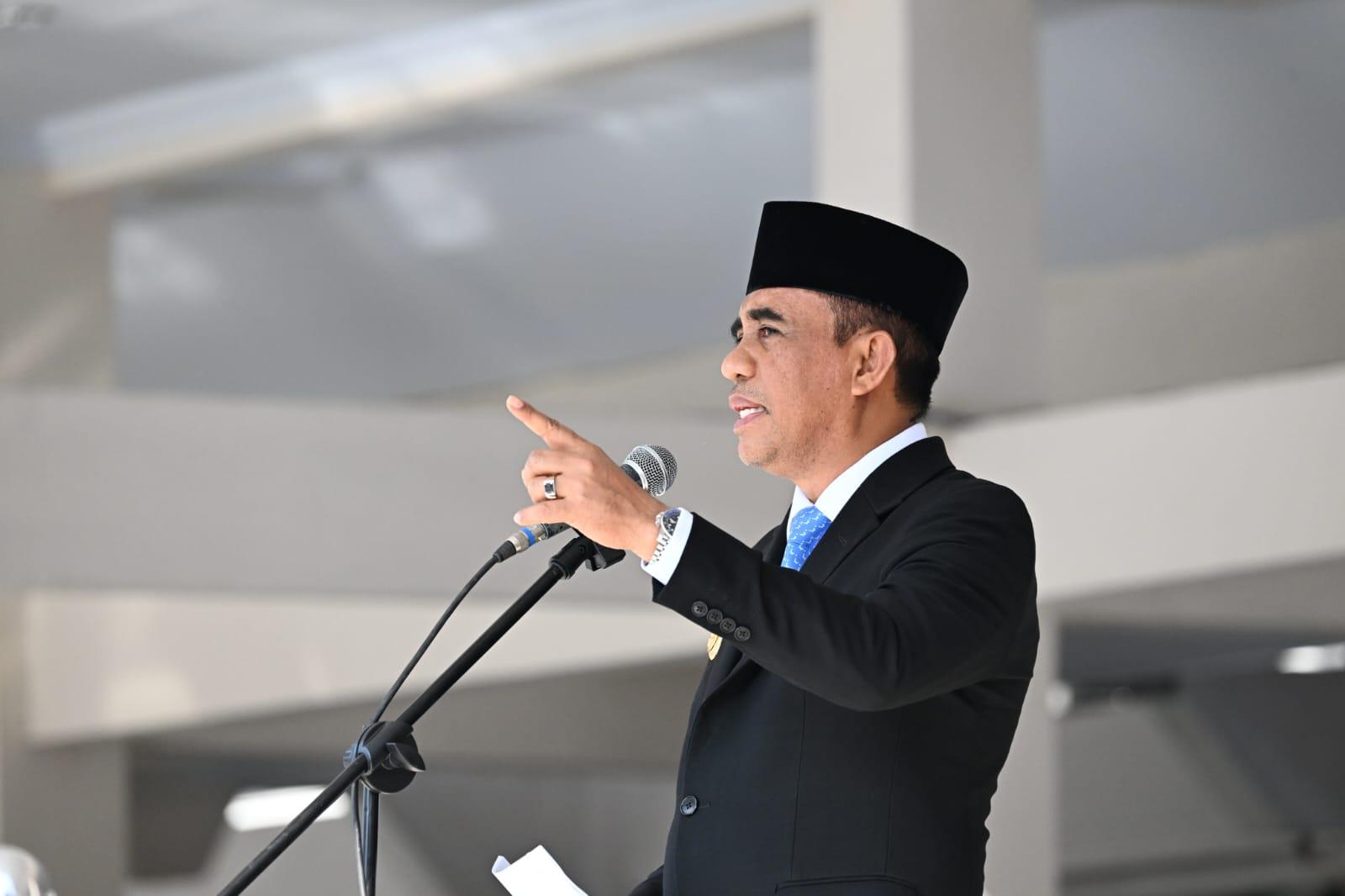 Upacara Peringati Hari Otonomi Daerah Ke-30, Anwar Hafid: Pelayanan Masyarakat