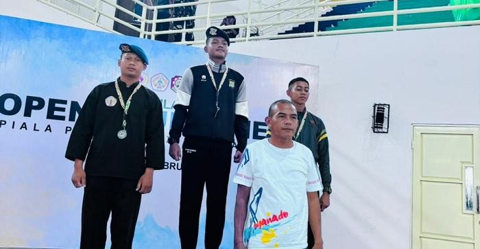 3 Personel Satbrimob Polda Sulteng Borong Medali di Kejurnas Pencak Silat Pangdam XXIII/Palaka Wira