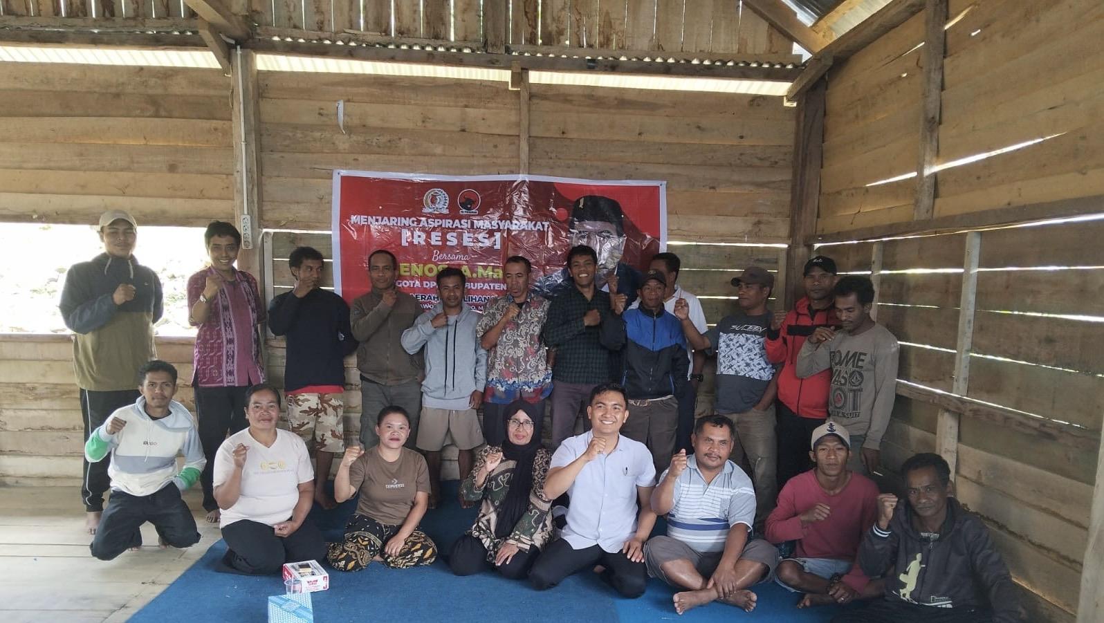 Enos DPRD Sigi Serap Aspirasi Masyarakat Boyabaliase dan Ongulero