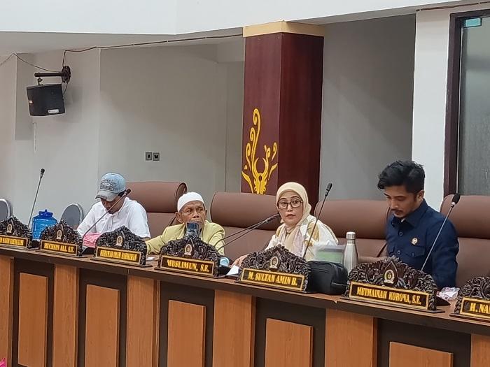 Tim Pansus Pertambangan DPRD Palu RDP Bersama Serikat Nelayan dan Perusahaan Tambang di Palu Utara