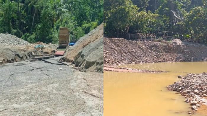 Perusahaan Tambang Galian C Garap Emas di Desa Bodi Buol, Warga Resah