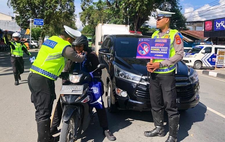 Polresta Palu Tegur 520 Pengendara hingga Hari Ke-4 Operasi Patuh Tinombala