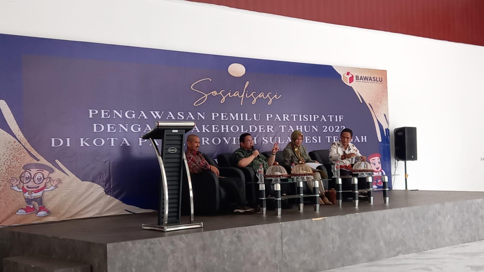 Bawaslu RI Sosialisasi Pengawasan Pemilu Partisipatif di Kota Palu