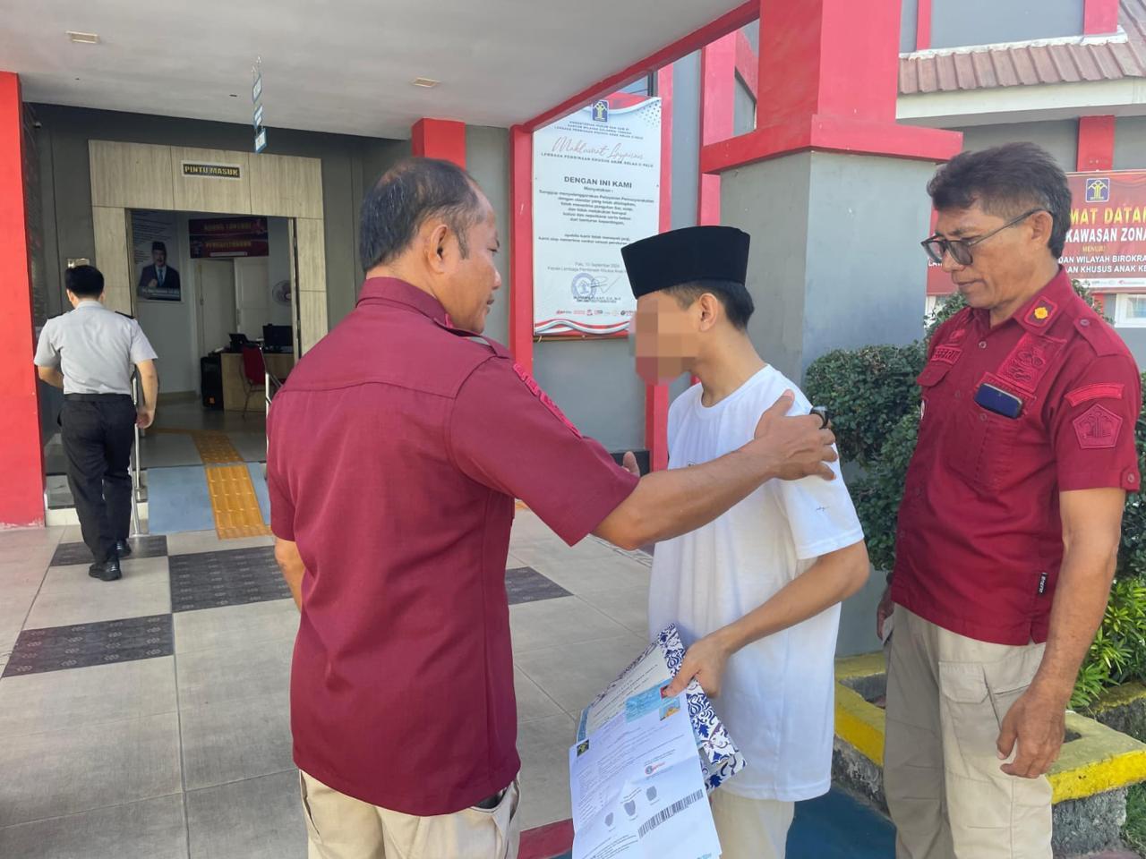 Kisah Inspiratif Salah Satu Anak Binaan, dari LPKA Palu Menuju Kebebasan