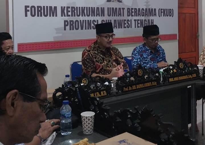 Program 2024, FKUB Sulteng Massifkan Sosialisasi Moderasi Beragama di Daerah