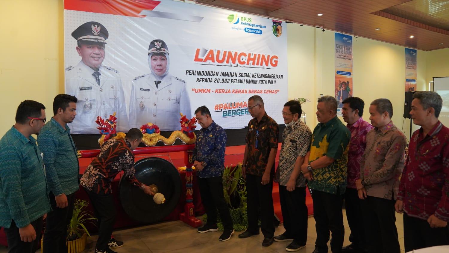 20.982 Pelaku UMKM Kota Palu Dapat Perlindungan Jaminan Sosial Ketenagakerjaan