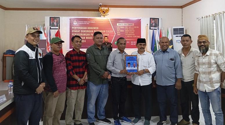 Cabup dan Cawabup Sigi Torki Ibrahim Turra - Eben Sah Terdaftar Sebagai Calon Perseorangan di KPU