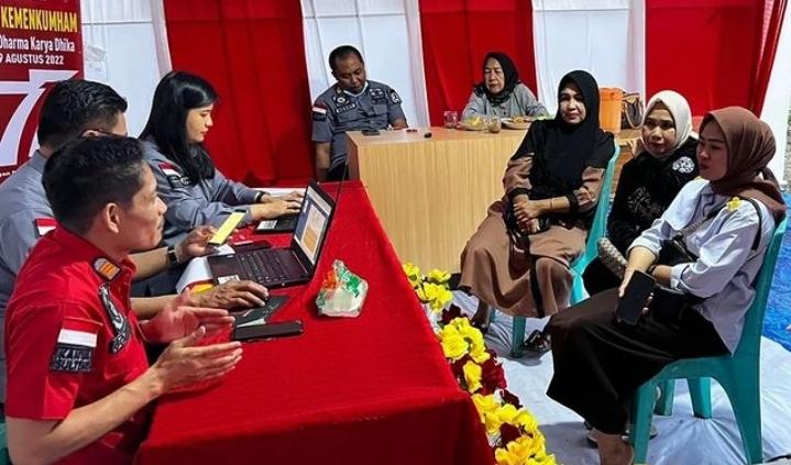 Imigrasi Banggai dan Kemenkumham Sulteng Buka Pelayanan On Site di Arena MTQ