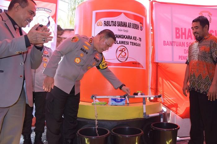 Kapolda Sulteng Resmikan 15 Unit Program Bedah Rumah di Layana Indah Kota Palu