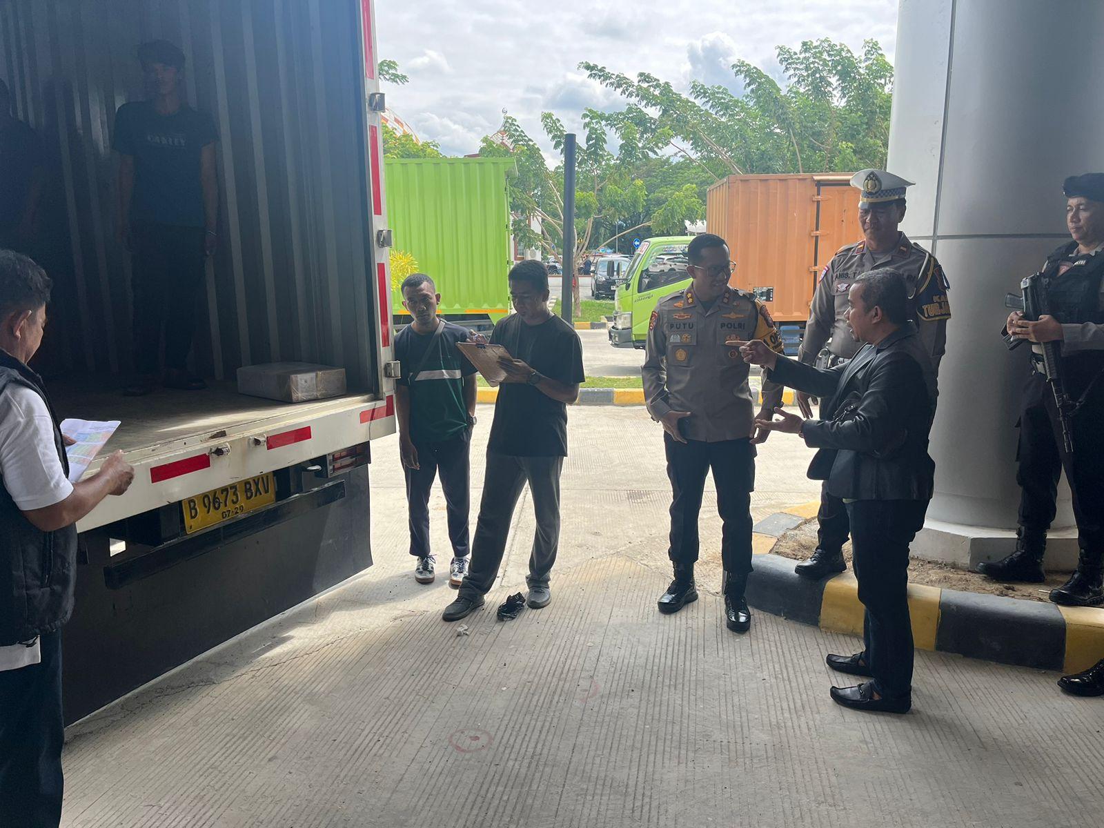 Surat Suara Pilkada Banggai Tiba di Palu, AKBP Putu: Kami Siap Kawal Sampai Luwuk