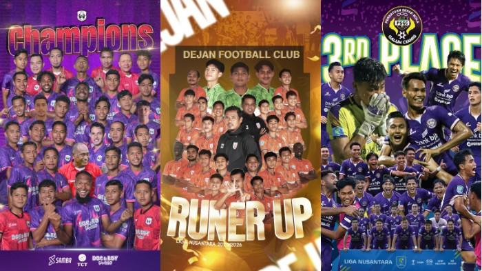 Rans Nusantara, Dejan FC dan PSGC Ciamis Lolos Liga 2 Championship Musim 2026-2027