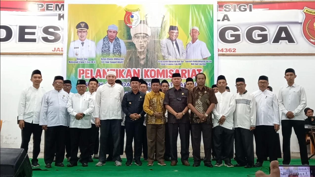 Ketua Utama Kukuhkan Yahya YA Landua Jabat Ketua Komda Alkhairaat Sigi