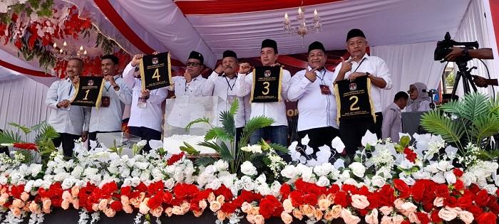 Nomor Urut Paslon Pilkada Banggai Laut 2024: Incumbent Nomor 2, Sidin Piadjo Dapat Angka 4