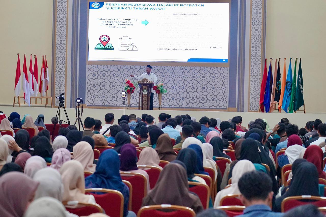 Kuliah Umum di UIN Datokarama Palu, Nusron Wahid Soroti Peran Sertipikat Tanah untuk Nilai Ekonomi