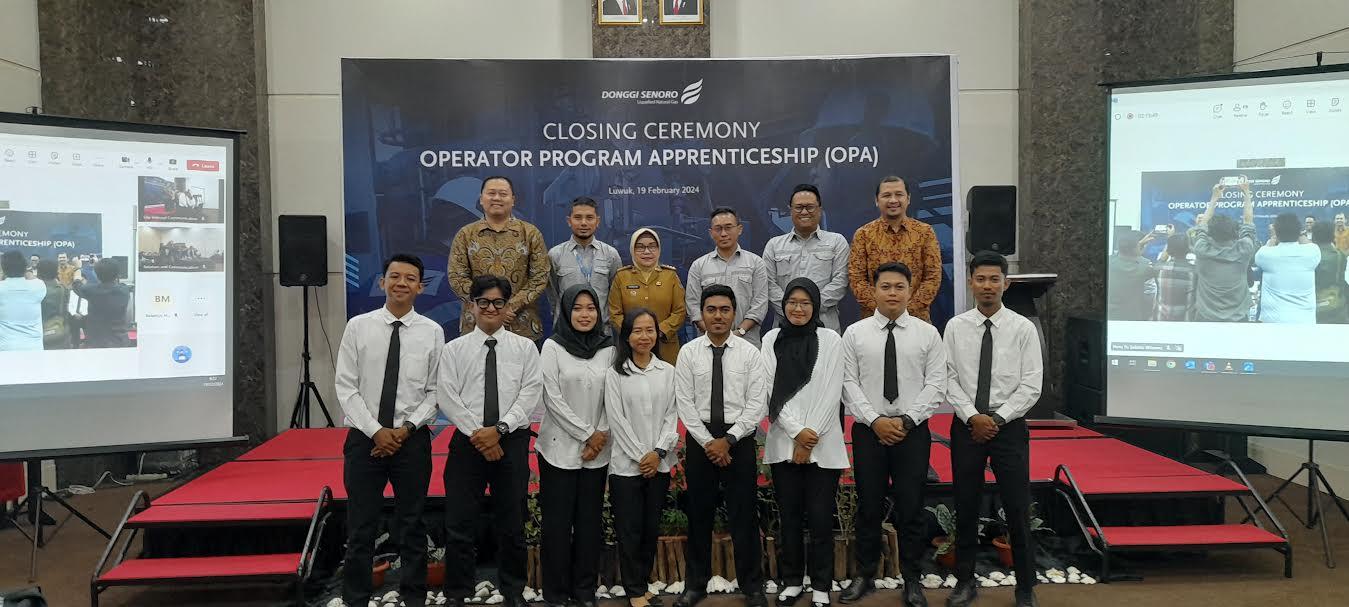 8 Peserta Tuntaskan Program Pemagangan Operator DSLNG 2023
