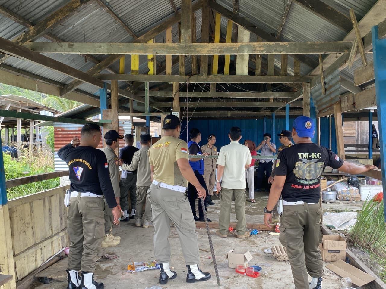 Pemkab Sigi Tertibkan Warung di Dermaga Tomado, Tegaskan Komitmen Jaga Aset Daerah