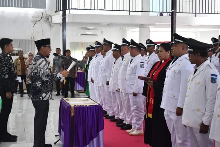 81 Penjabat Kades di Banggai Kepulauan Dilantik, Bupati Ihsan: Harus Inovatif dan Kreatif