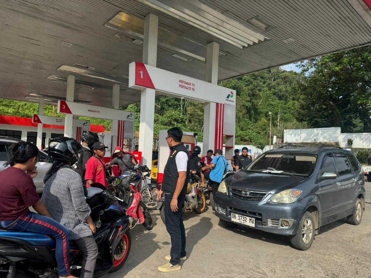 Polres Morowali Utara Gelar Sidak SPBU, Antisipasi Kelangkaan BBM Jelang Mudik
