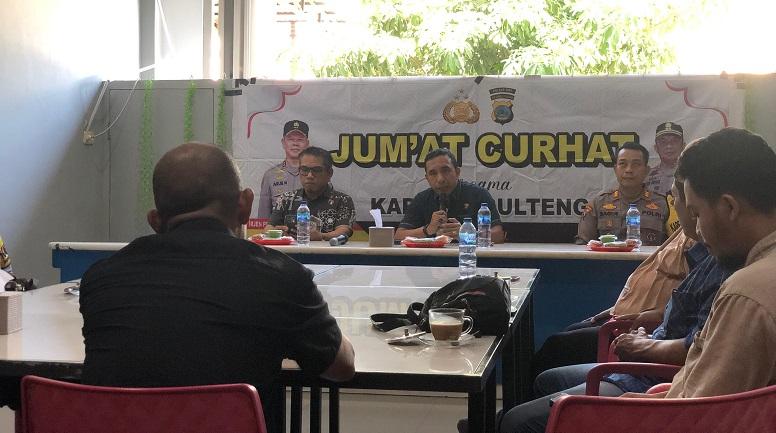 Dialog Interaktif Jumat Curhat di Sigi, Warga Minta Tingkatkan Keamanan Menjelang Pilkada 2024