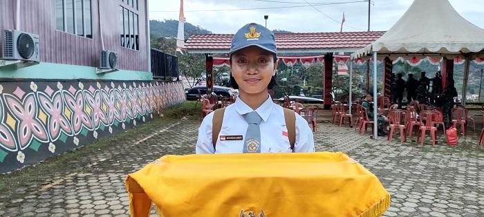 Profil Anya Angelika Alimbuto, Pembawa Baki Morut Bercita-cita Ingin Jadi Polwan