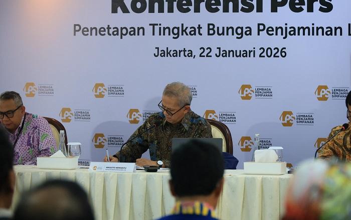 LPS Pertahankan Tingkat Bunga Penjaminan, Simpanan Rupiah Tetap 3,50 Persen
