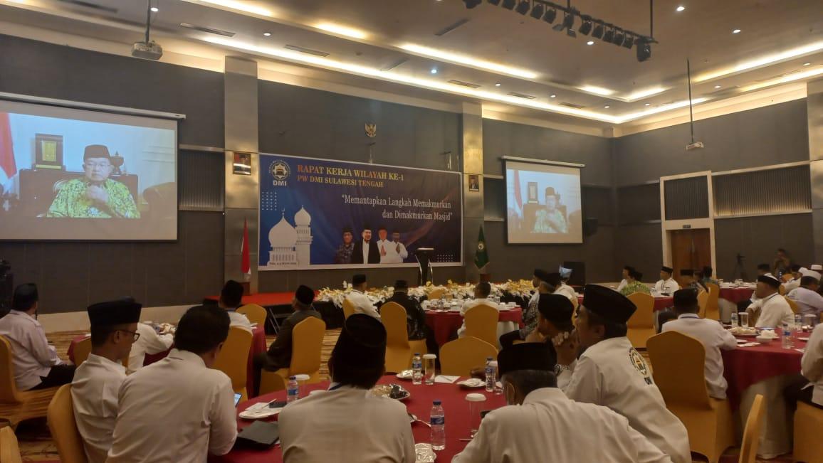 Rapat Kerja, DMI Sulteng Pertajam Program Pengembangan Fungsi Masjid