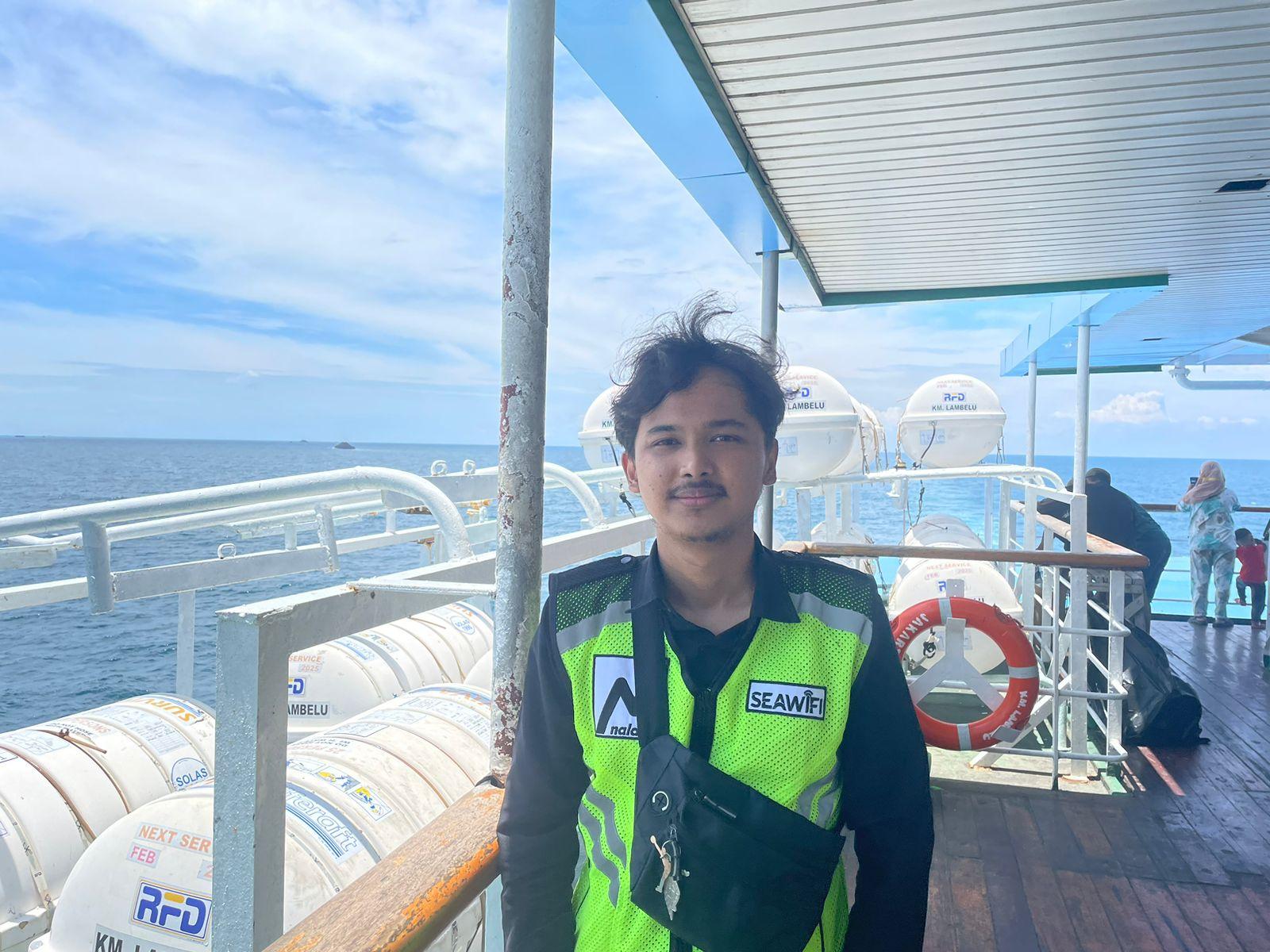 Bekerjasama Dengan PT Pelni, Sea Wifi Beri Layanan Internet Mudik Lebaran 2024 di KM Lambelu