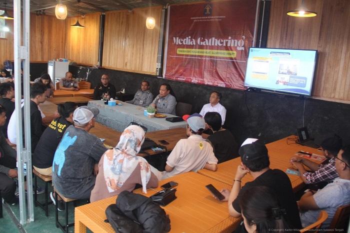 Kanwil Kemenkum Sulteng Tekankan Pentingnya Sinergi dengan Media