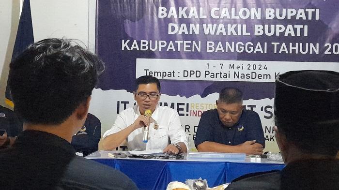 Berebut Usungan Partai Nasdem, 2 Incumbent Bupati Banggai Tunggu Hasil Survei Juni 2024