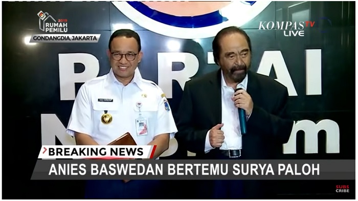 Bertemu Gubernur DKI Jakarta, Surya Paloh: Kunjungan Seorang Adik kepada Kakak