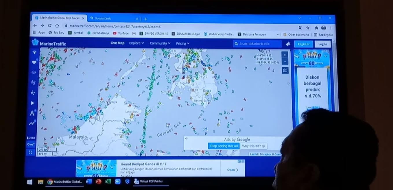 Kemenkumham Sulteng Kenalkan Command Center, Perangkat Pemantauan Kapal Asing