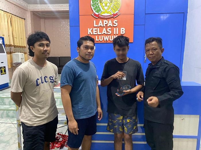 Satu Orang Diamankan Usai Lemparkan Sabu-Sabu ke Dalam Lapas Kelas II B Luwuk