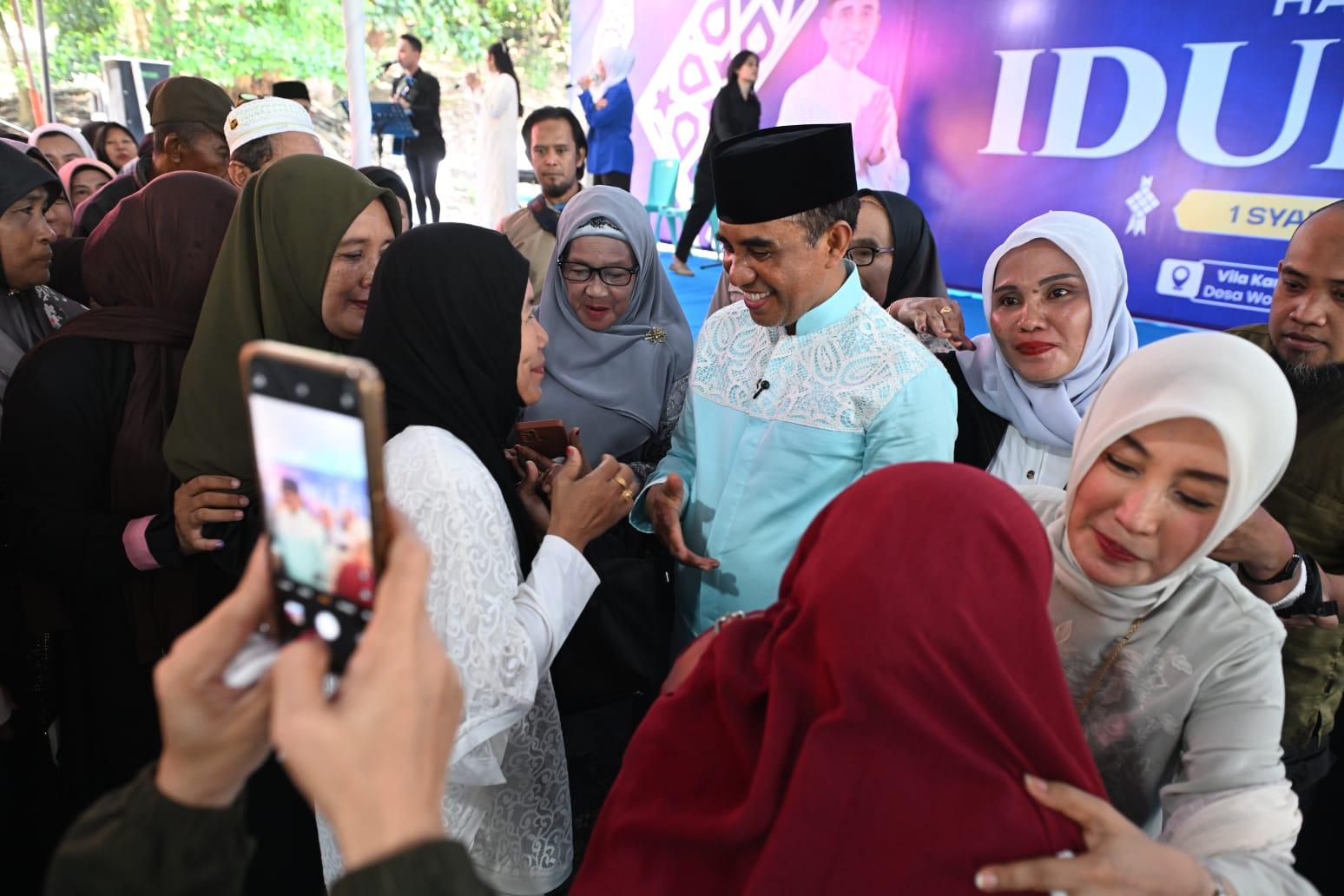 Gubernur Anwar Hafid Hadiri Halal Bihalal Bersama Warga Desa Wosu Morowali