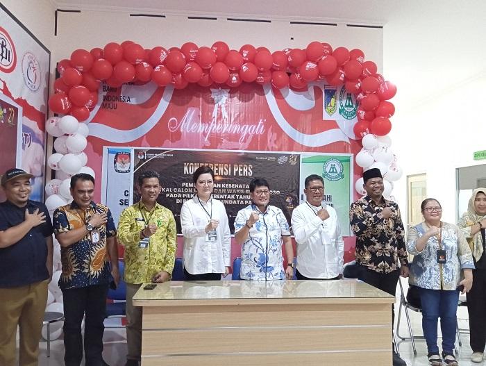 Verna Inkiriwang dan Suharto Kandar Jalani Tes Kesehatan di RSUD Undata Palu