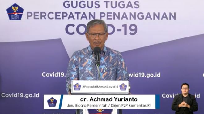 Update Virus Corona di Indonesia Rabu, 8 Juli 2020: Catat 1.853 Kasus Baru, Total 68.079 Positif