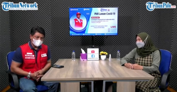 PMI Peduli Covid-19 Sulteng Siagakan 2 Ambulans dan Tabung Oksigen untuk Warga Isoman