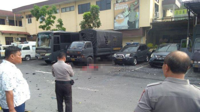 Pelaku Dugaan Bom Bunuh Diri di Mapolrestabes Medan Dikabarkan Pakai Atribut Ojek Online