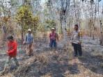 Tiga Hektar Kebun Karet Hangus Terbakar di Morut, Kapolres Imbau Warga Waspada Karhutla